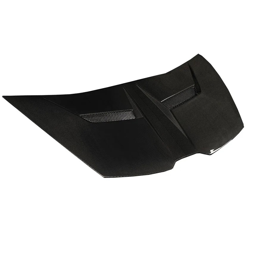 Car Parts V Style Dry Carbon Fiber Bonnet Hood Engine Cover For Lambo Huracan Lp580 Lp610 Body Kit